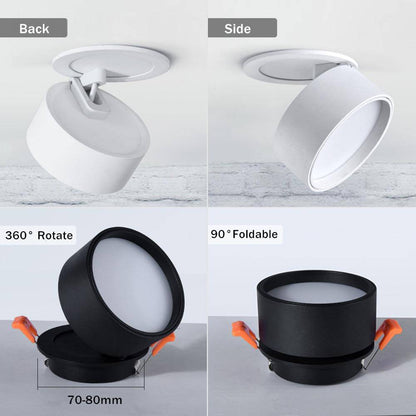 Spot LED Orientable 360° - Éclat Moderne pour Plafond-5