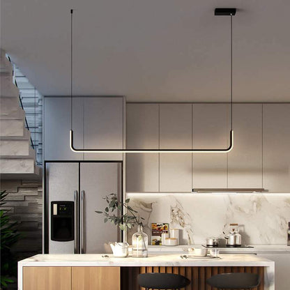 Suspension LED Moderne - Aluminium Élégant-5