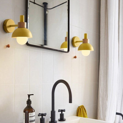 Applique Murale LED Scandinave en Bois - Vivale Design Épuré 4