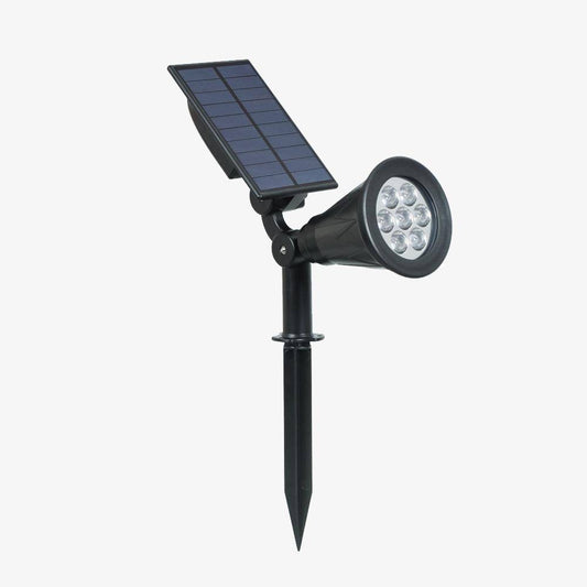 Spot LED Solaire Dirigeable - Éclat Moderne pour Éclairage Extérieur-1