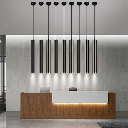 Suspension Cylindrique LED - Élégance Moderne-5