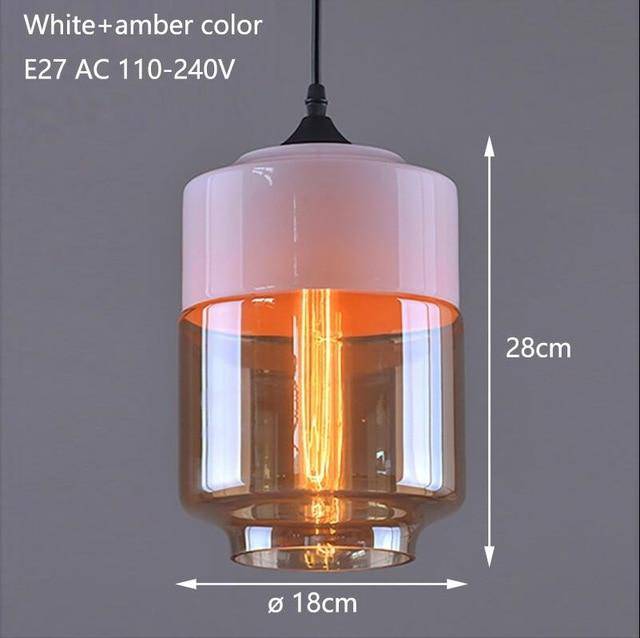 Variant image for Suspension Loft Élégance Contemporaine - Verre et Métal-2