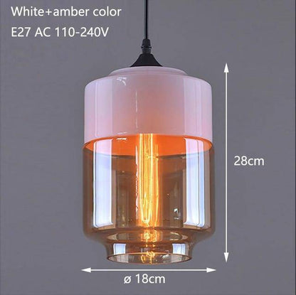 Variant image for Suspension Loft Élégance Contemporaine - Verre et Métal-2