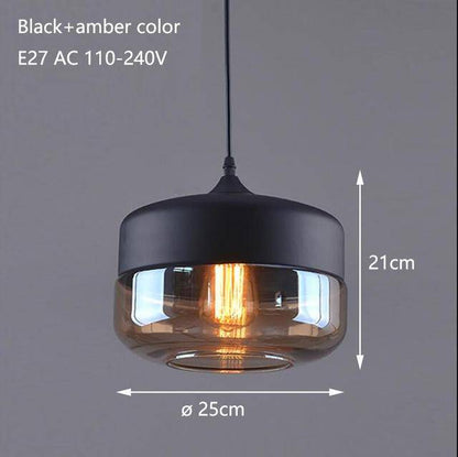 Variant image for Suspension Loft Élégance Contemporaine - Verre et Métal-5