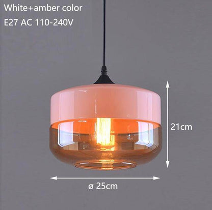 Variant image for Suspension Loft Élégance Contemporaine - Verre et Métal-6