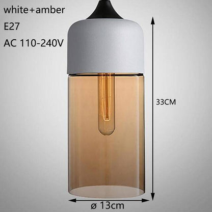 Variant image for Suspension Loft Élégance Contemporaine - Verre et Métal-14