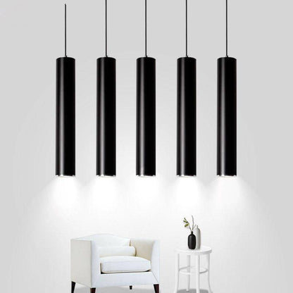 Suspension LED Cylindrique - Futuriste Élégant pour Luminaire Chambre-2