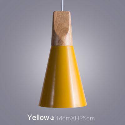 Suspension Lumineuse Bois Élégante - Cône Moderne-6