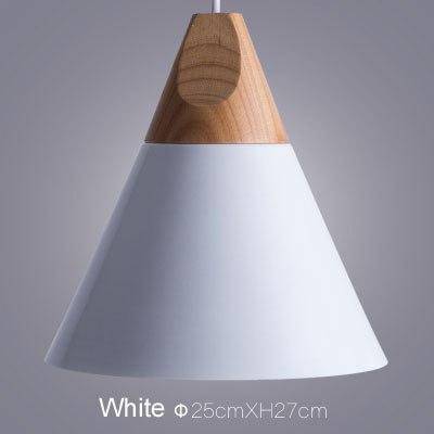 Variant image for Suspension Lumineuse Bois Élégante - Cône Moderne-16