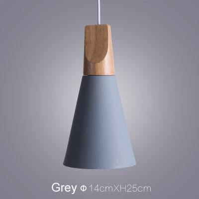 Suspension Lumineuse Bois Élégante - Cône Moderne-4