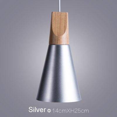 Variant image for Suspension Lumineuse Bois Élégante - Cône Moderne-24