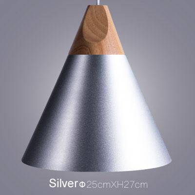 Variant image for Suspension Lumineuse Bois Élégante - Cône Moderne-28