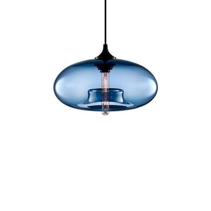 Suspension Ovale en Verre - Ball Élégant-5