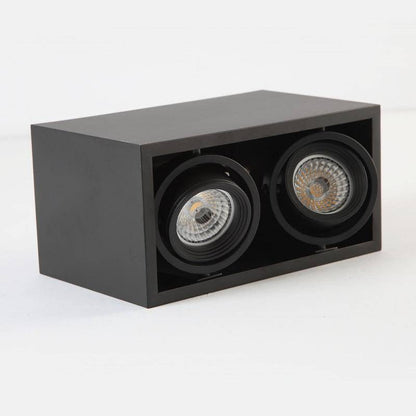 Plafonnier LED Rectangulaire - Spot Orientable Moderne-2