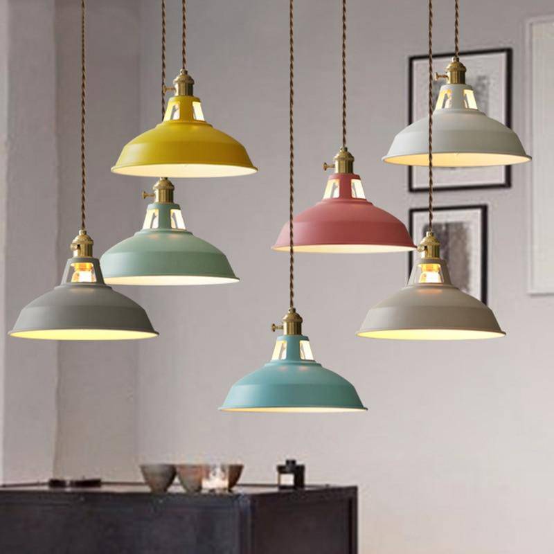 Suspension LED Métal Coloré - Loft Chic-4