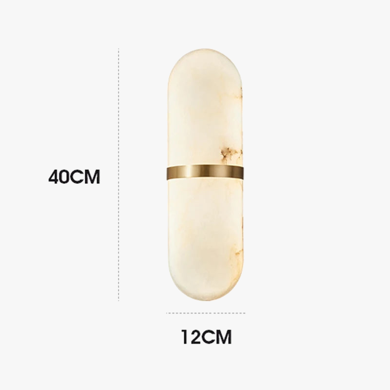 Applique Murale LED 18W - Imitation Marbre Design Moderne 6