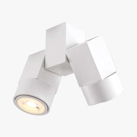 Spot LED Encastrable Double Aluminium - Éclat Moderne-1