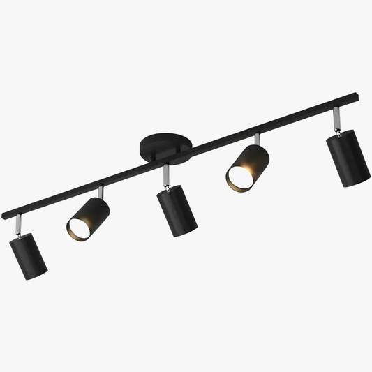 Plafonnier Éclairage Surface Minimaliste - Lumis Noir-2