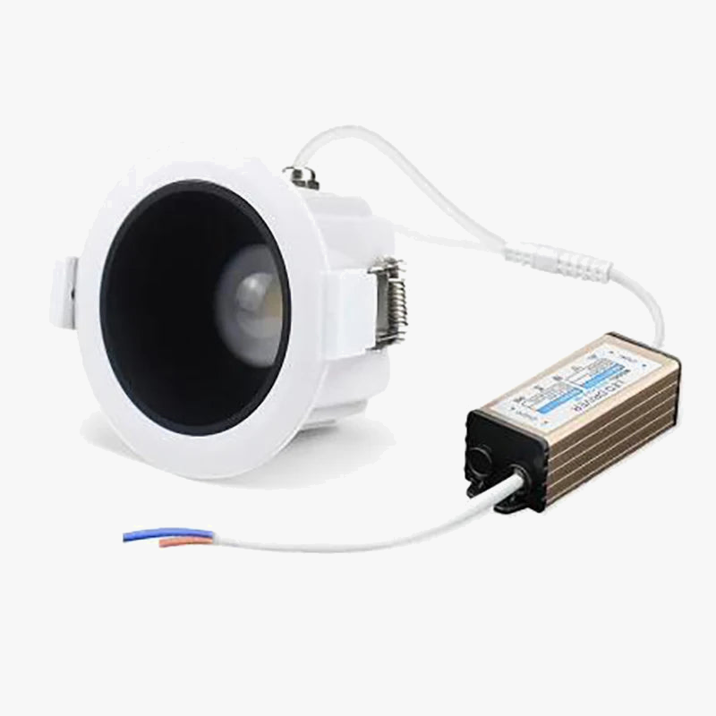 Spot LED Encastrable Étanche IP65 - Noir Moderne-4