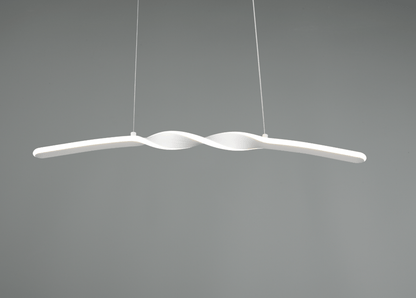 Suspension Blanche Arc Pour Table