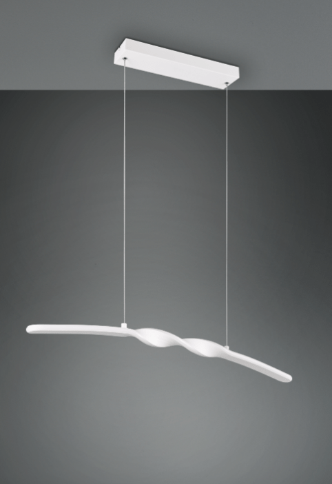 Suspension Blanche Arc Pour Table