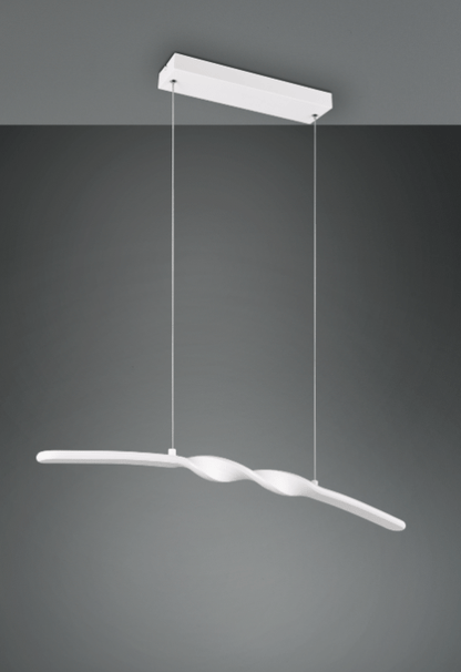 Suspension Blanche Arc Pour Table