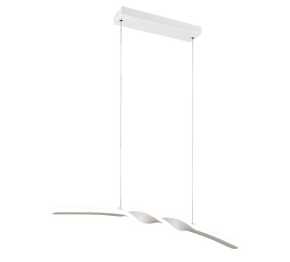 Suspension Blanche Arc Pour Table