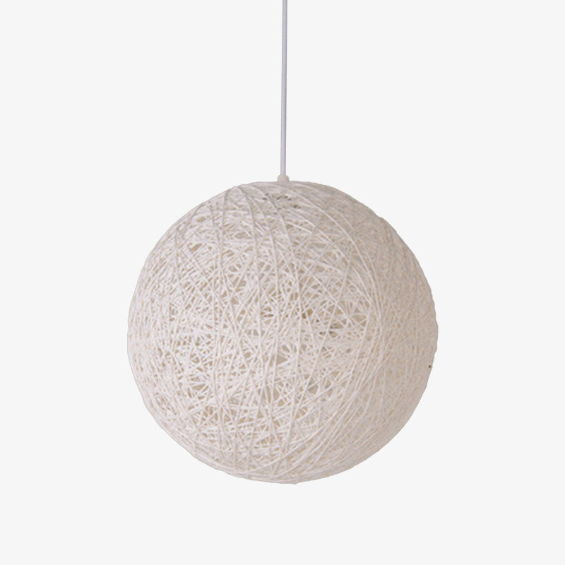 Variant image for Suspension Boule Wicker - Élégance Colorée-33
