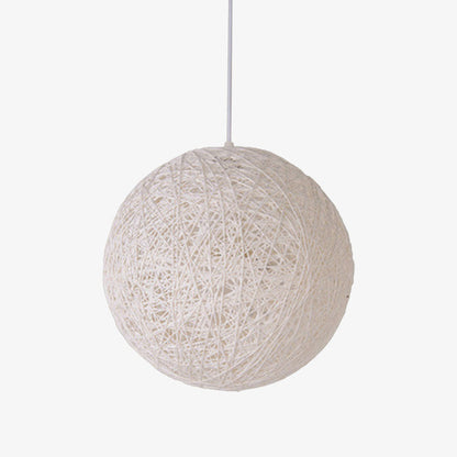 Variant image for Suspension Boule Wicker - Élégance Colorée-33