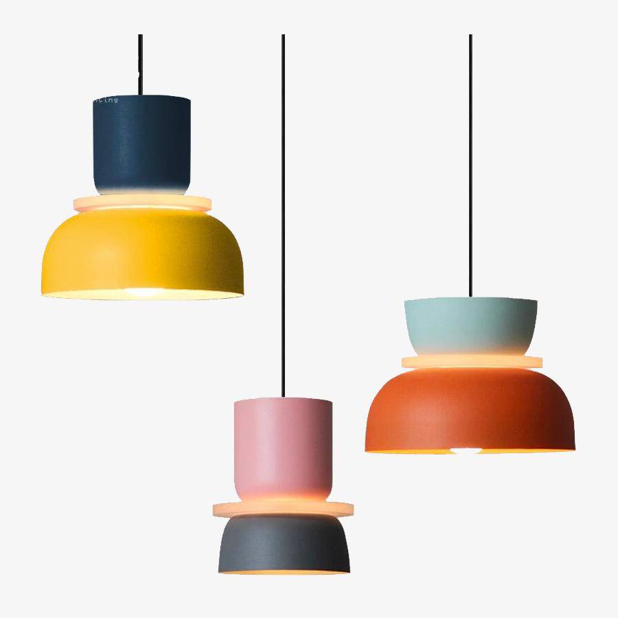 Suspension Colorée Ludique - Macaron Moderne-2