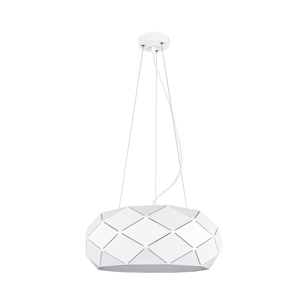 Lampe suspension blanche pour salon
