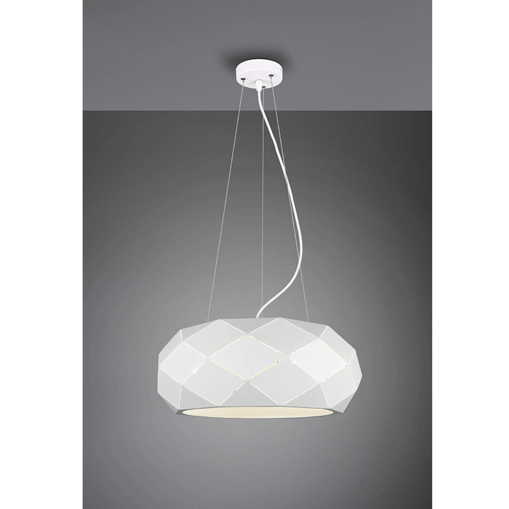 Lampe suspension blanche pour salon
