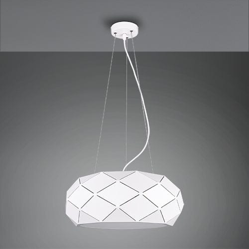 Lampe suspension blanche pour salon