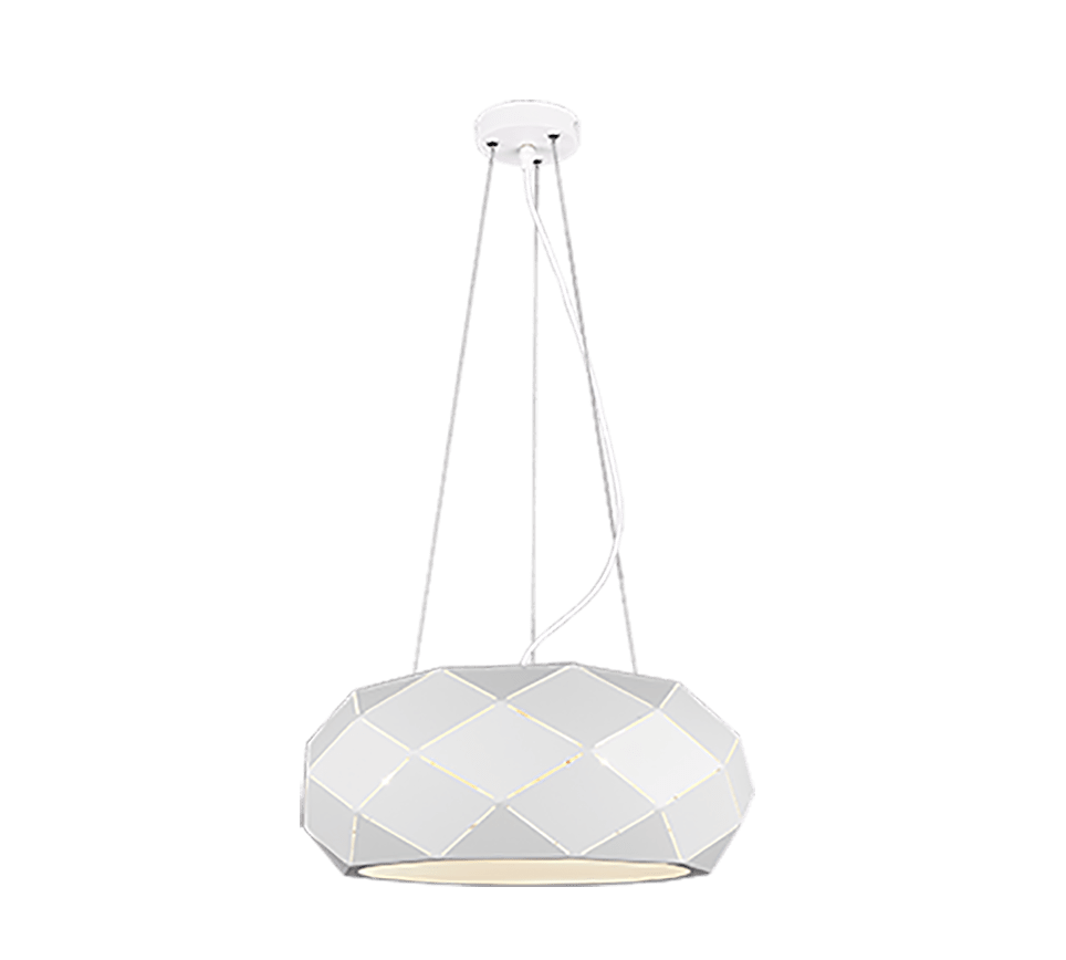 Lampe suspension blanche pour salon