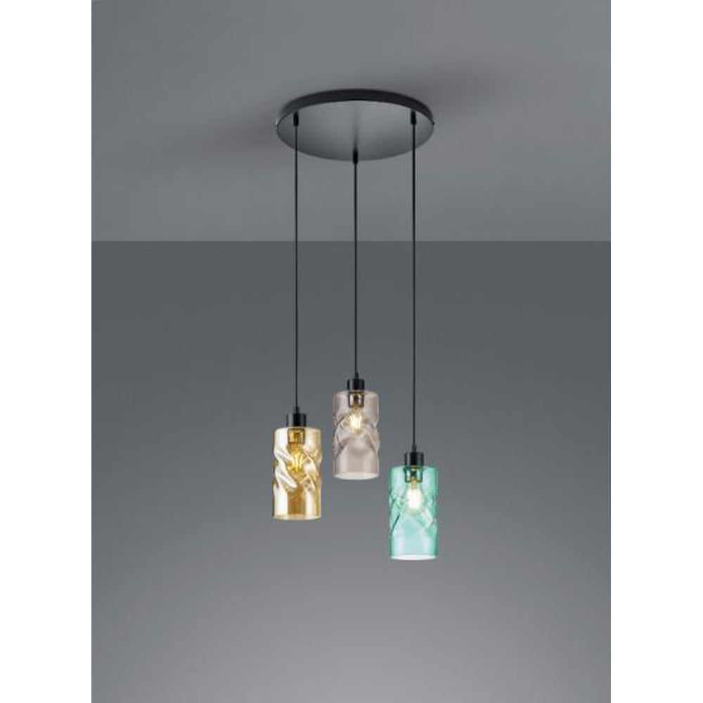 Suspension Luminaire 3 Lampes Verre