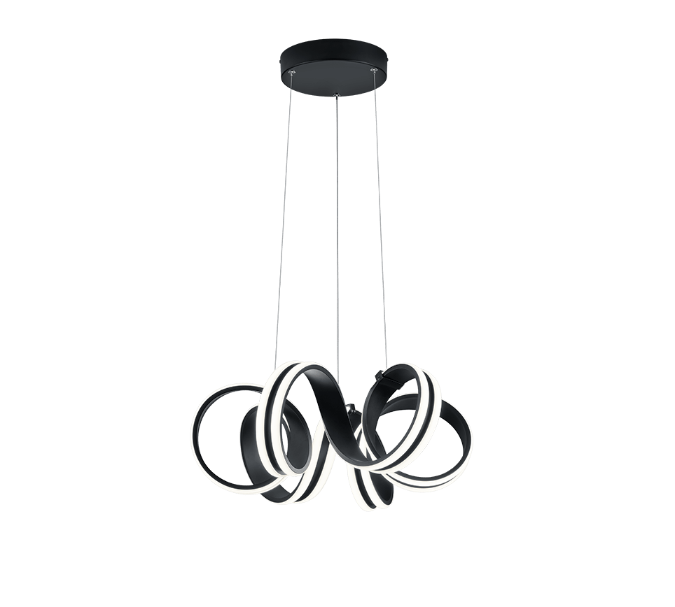Suspension Luminaire Noir Et Blanc