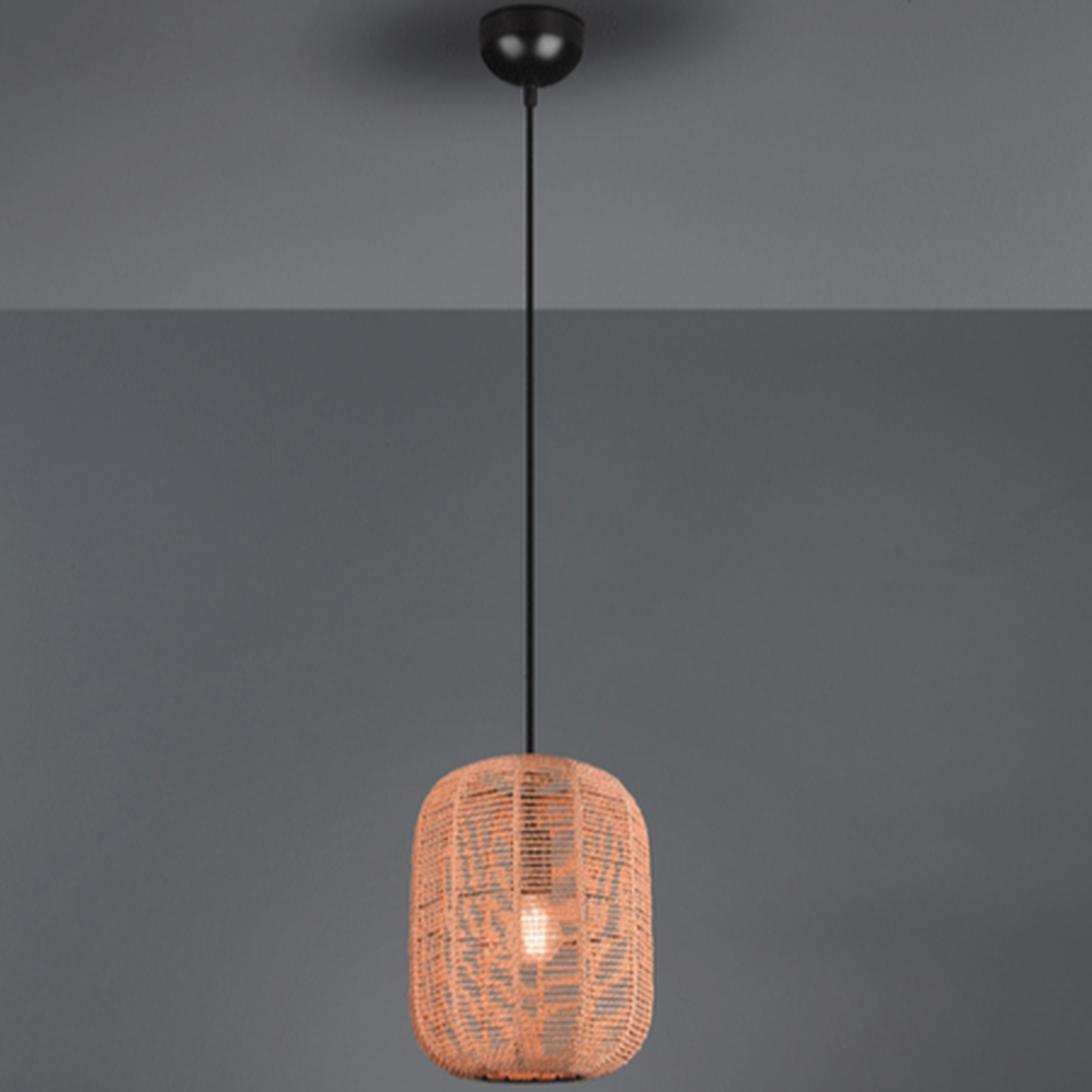 Suspension pour chambre en rotin