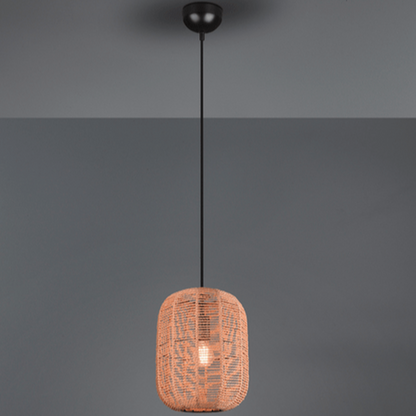 Suspension pour chambre en rotin