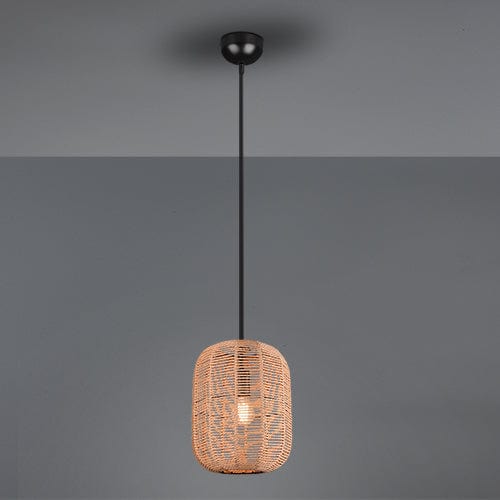 Suspension pour chambre en rotin
