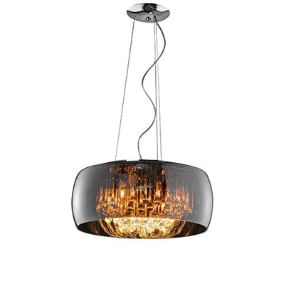 Lustre avec gouttes de verre - style design pour salon