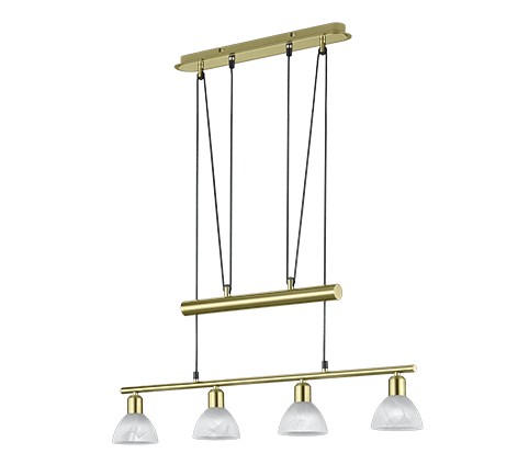 Suspension Verre Laiton