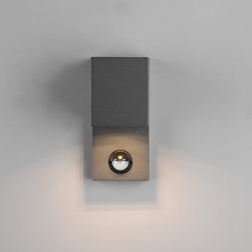 Applique Extérieure Noire Avec Détecteur