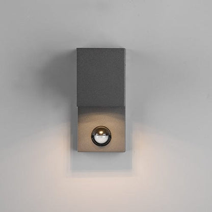 Applique Extérieure Noire Avec Détecteur