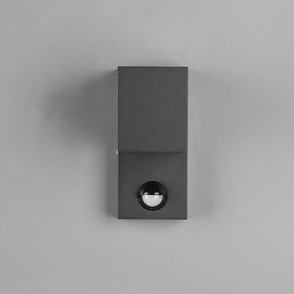 Applique Extérieure Noire Avec Détecteur