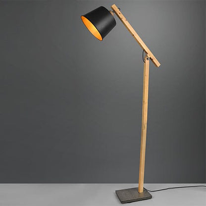 Lampadaire Bois Noir