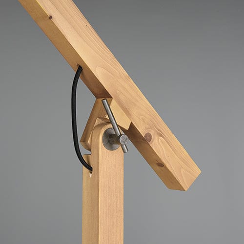 Lampadaire Bois Noir