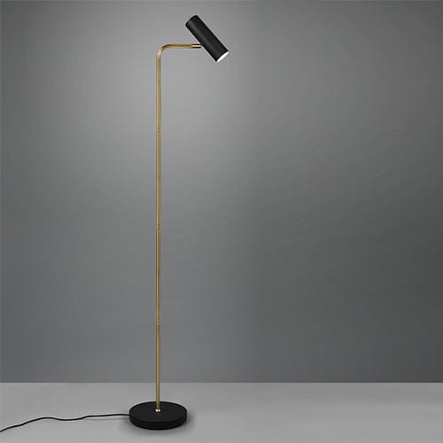 Lampadaire Noir Et Dore