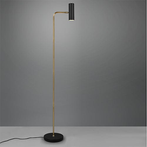 Lampadaire Noir Et Dore