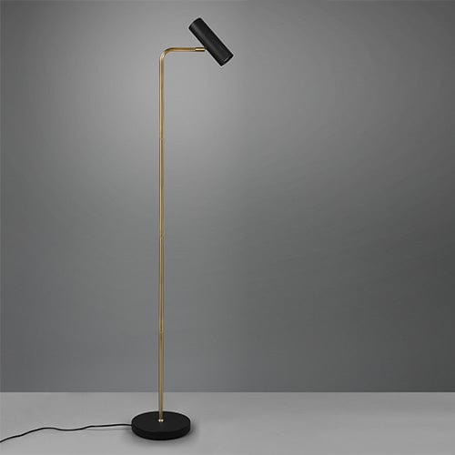 Lampadaire Noir Et Dore