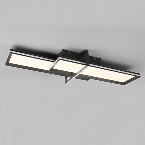 Luminaire Rectangulaire Noir
